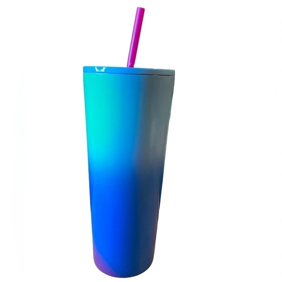 STARBUCKS Summer 2023 Ombre Prism Gradient Venti 24oz Stainless Tumbler NWT - Picture 4 of 5